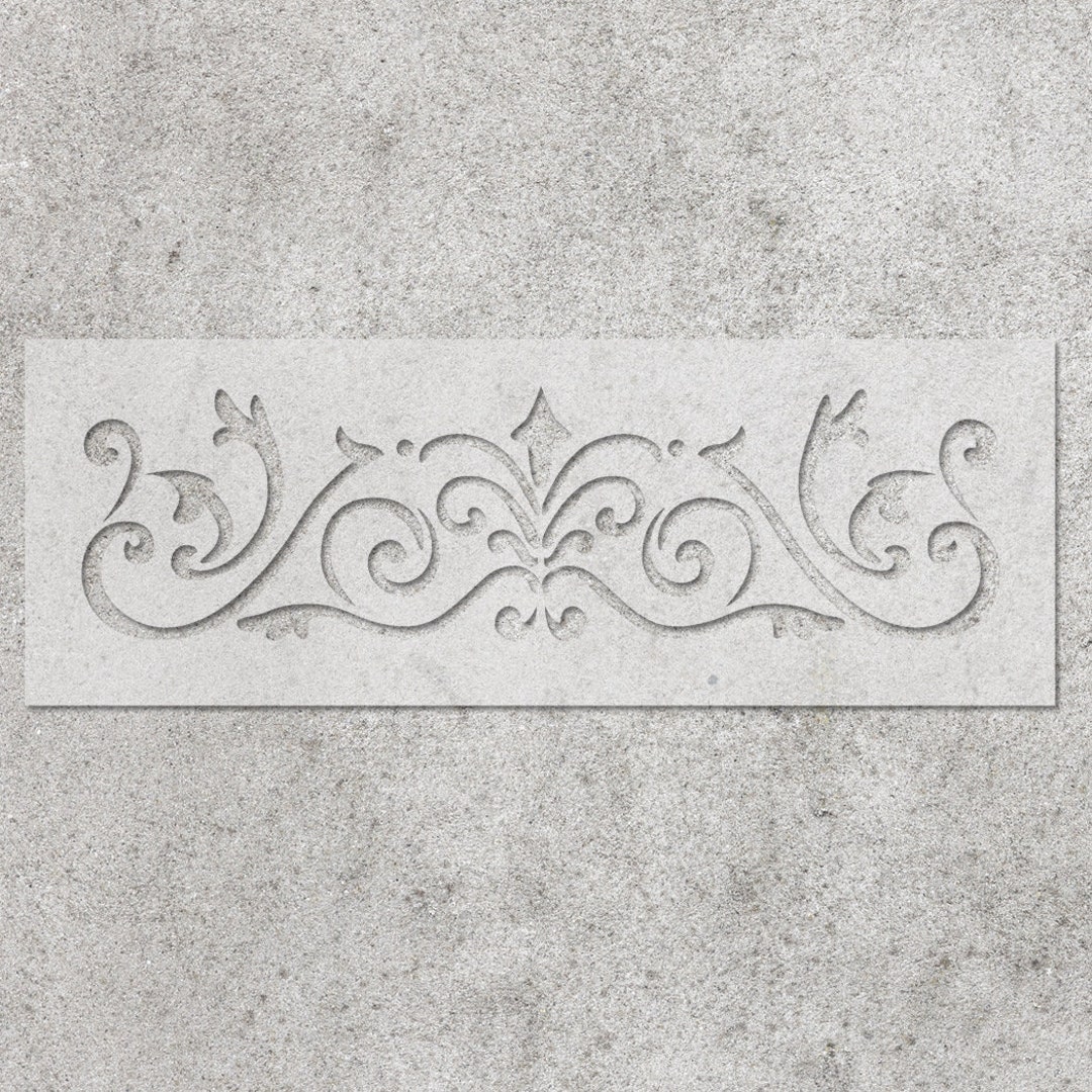 Wall Stencils Border Stencil Pattern Reusable Template For DIY Wall wall-stencils-border-stencil-pattern-reusable-template-for-diy-wall