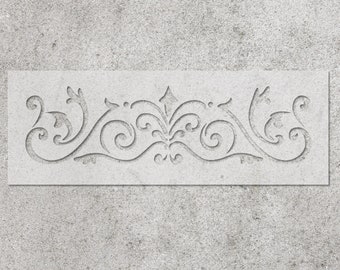 Wall Stencils Border Stencil Pattern Reusable Template for DIY wall decor 420_297_0125