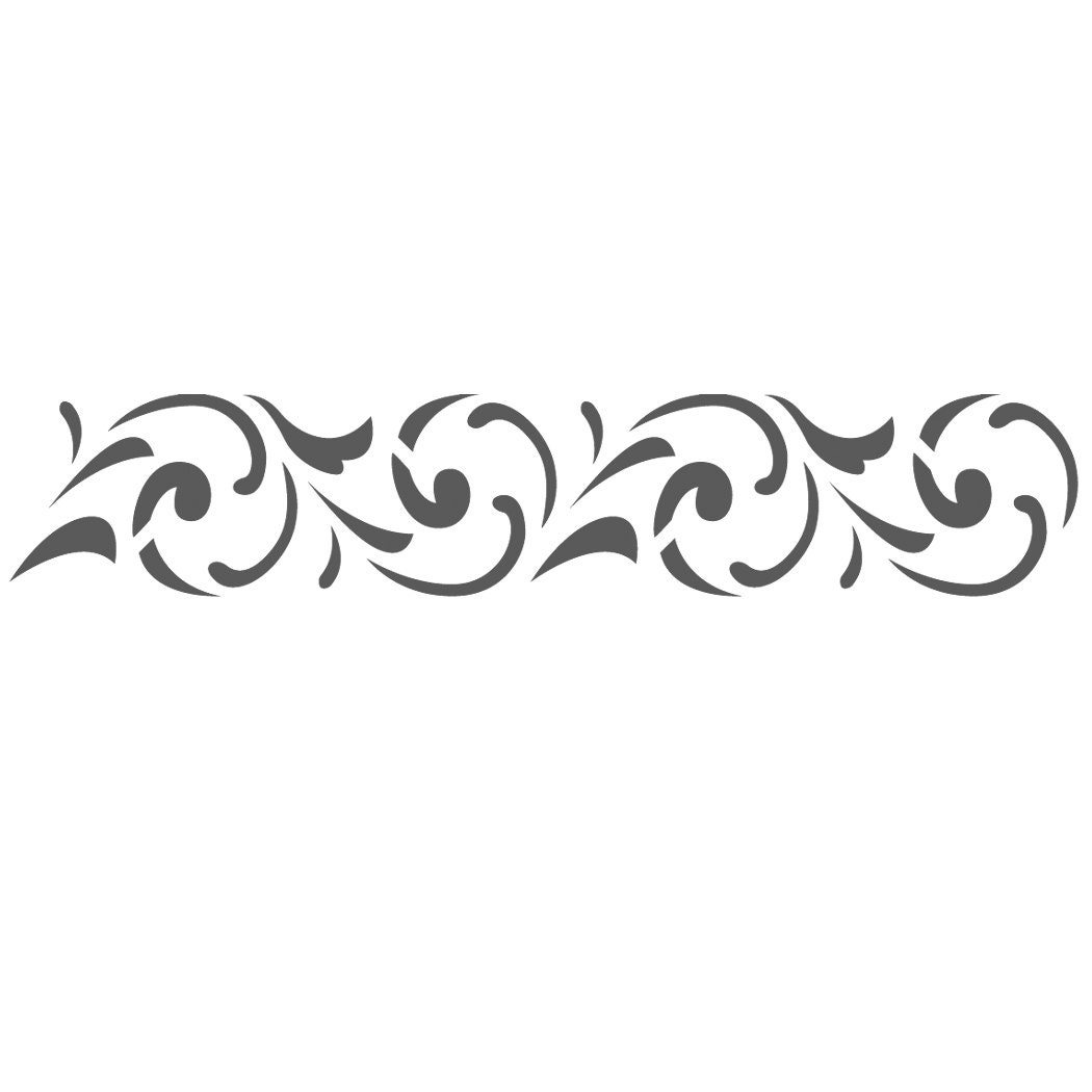 Wall Border Stencils Pattern 034 Reusable Template For DIY Etsy wall-border-stencils-pattern-034-reusable-template-for-diy-etsy