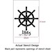 Ship Handlebar Stencil Template - Large Size - Even Better Than Wall ...