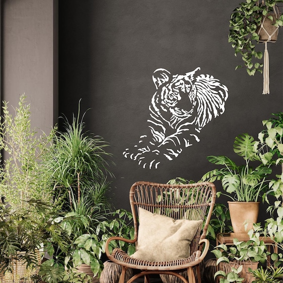 Stencil Raggi Di Sole XL 35,5x35,5 Cm - Riutilizzabile Per Pareti E Decorazioni Fai Da Te - Foto 4