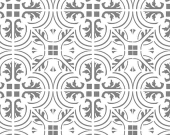Wall Moroccan Reusable Tile Stencil T0065 for DIY Wall Decor Furniture Floor Craft