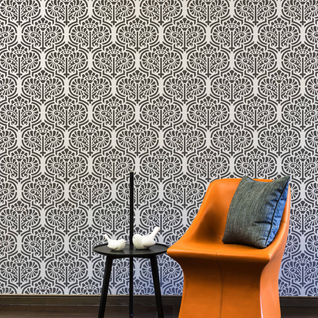 Moroccan Wall Allover Stencil Sidi Rahhal Reusable Trellis Stencils for ...