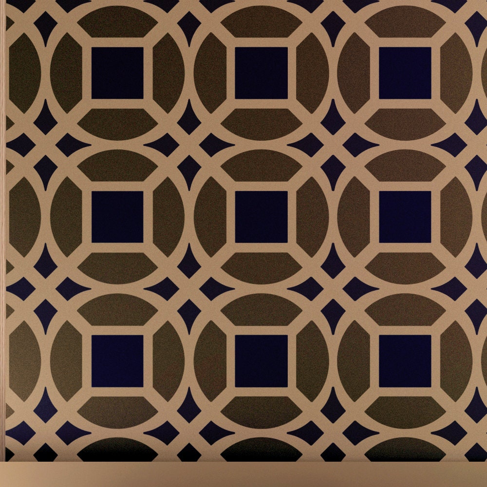 Wall Moroccan Stencil Lesley Large Size, for DIY Decor Furniture ...
