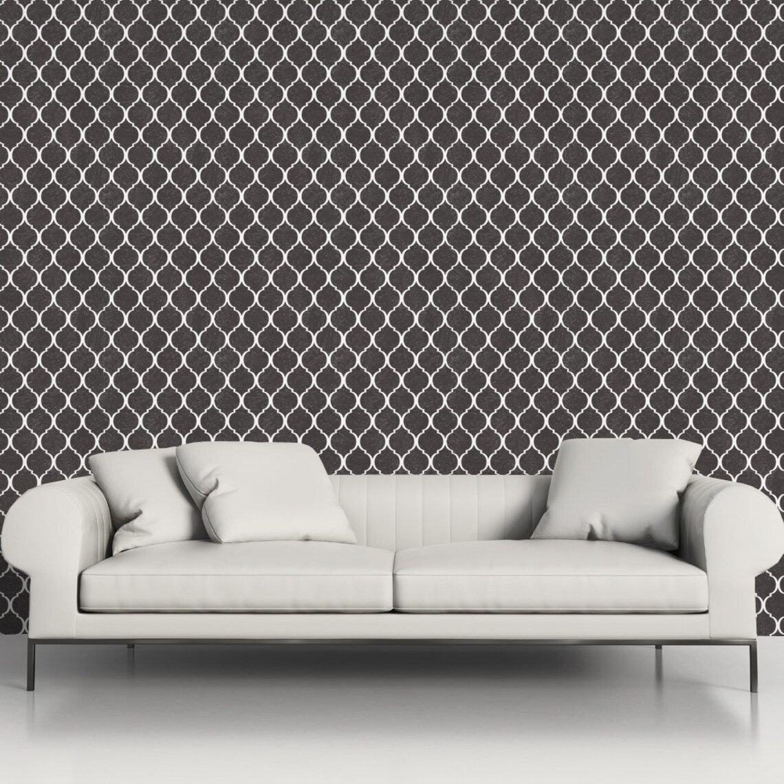 Moroccan Wall Allover Stencil Marrakech Reusable Stencils for DIY Home ...
