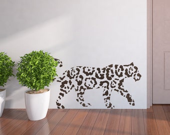 Pochoirs muraux Abstrait Leopard Template décor mural facile DIY - DIY Wall Design