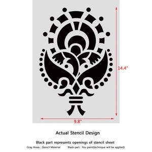 Reusable Damask Wall Stencils Rania for Allover Wall DIY Decor - Etsy