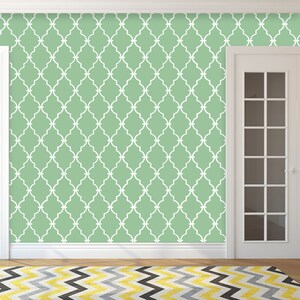 Moroccan Stencil Avril -set(2 sheets)- Large size for walls and fabric DIY decor