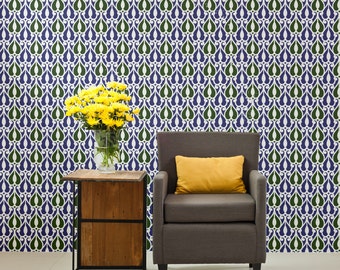 Wall Allover Stencils Marion for Wallpaper Look Furniture and Craft Stenciling