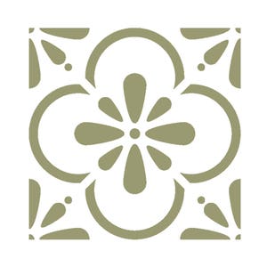 Wall Moroccan Tile Stencil T0055 for DIY Wall Decor Furniture Floor Craft