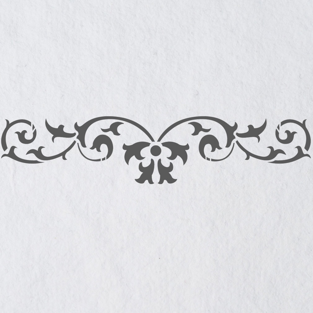 wall stencils border stencil pattern 067 reusable template for etsy new zealand