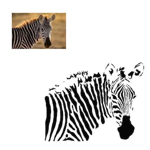 Make your own stencil with your photo custom design