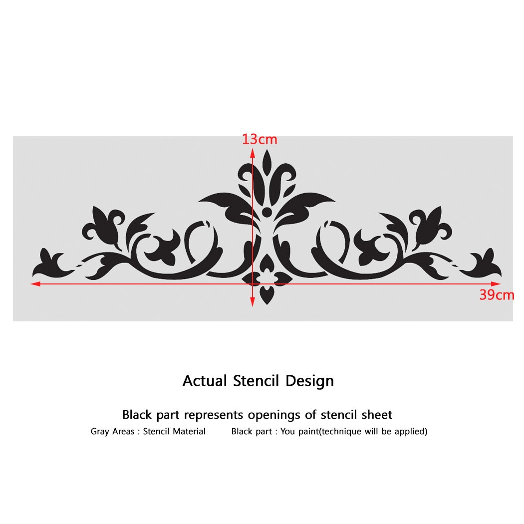 Wall Stencils Border Stencil Pattern 072 Reusable Template for - Etsy
