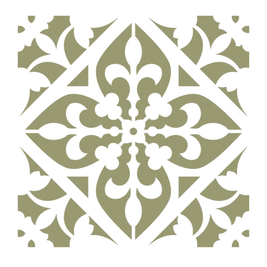 Wall Stencils Damask Tile Stencil for DIY Decor Faux Reusable Etsy