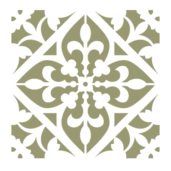 Damask Wall Stencil Pattern Home Decor Art New Reusable size 13/" x 11/"