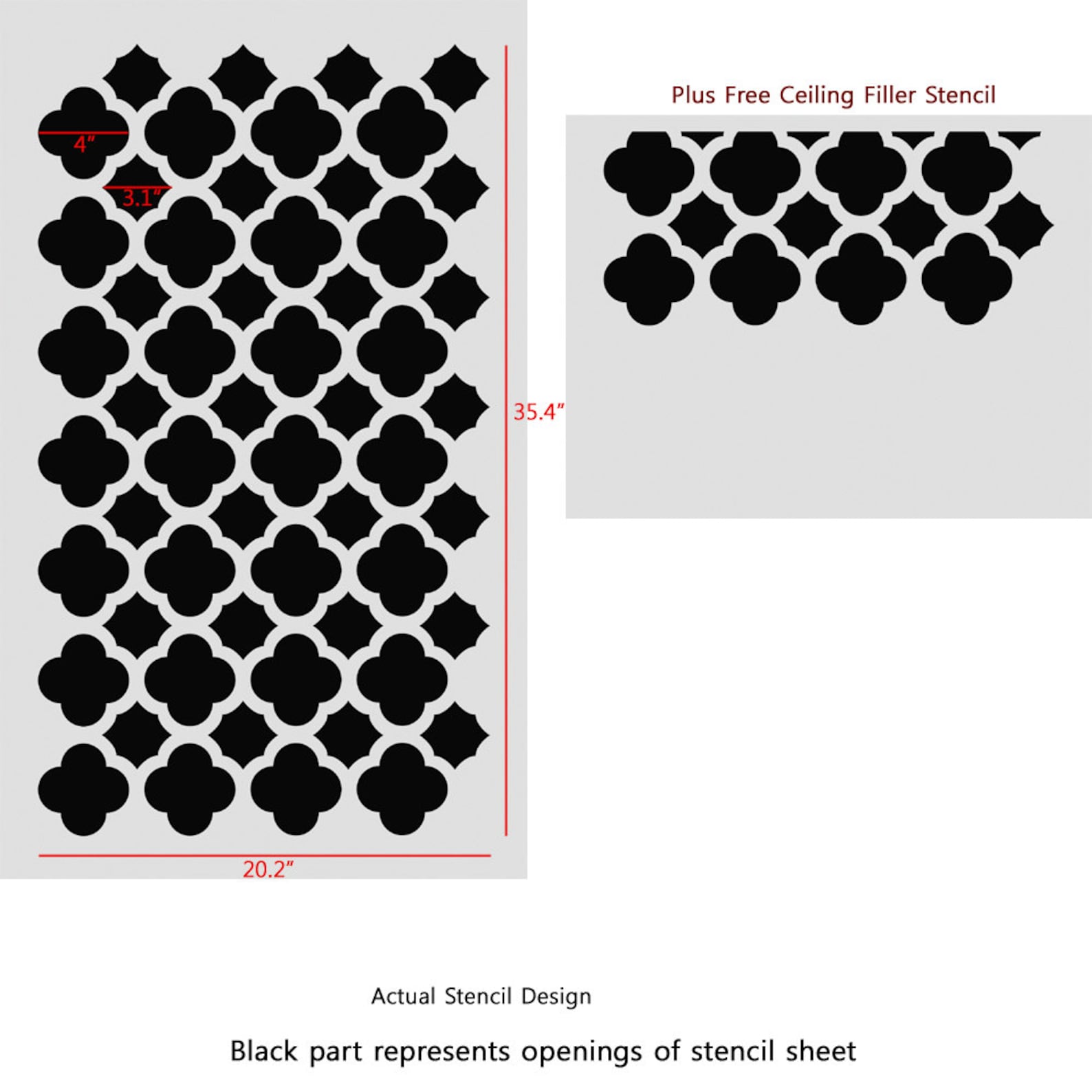 Wall Stencils Modern Pattern Reusable Stencil for Walls Just Etsy
