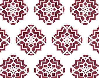 Large Wall Stencils Damask Stencil DIY Reusable Pattern Decor Faux Mural V0010
