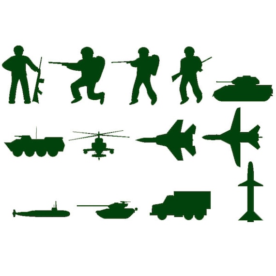 Stencils Template Military army for Scrapbooking craft | Etsy