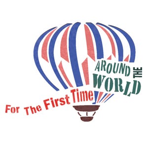 Hot Air Balloon Around the world stencil template for Airbrush Stencils DIY home decor crafts