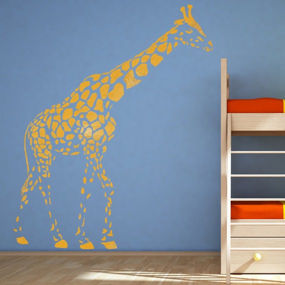 Wall Stencils King Size Airbrush Stencil Template Giraffe Etsy