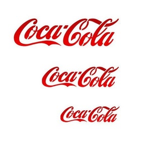 Cocacola Stencils Template NEW 8.26&quot;x11.6&quot; Airbrush PVC