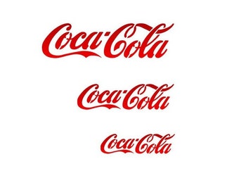 Cocacola Stencils Template NEW 8.26"x11.6" Airbrush PVC