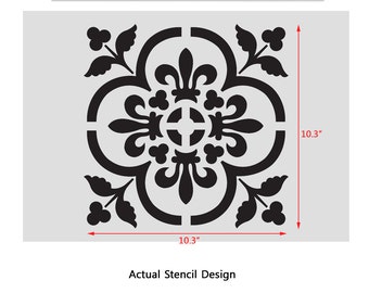  J BOUTIQUE STENCILS Wall Lace Decorative Stencil Madalyn  Allover Reusable for DIY Wall Decor : Tools & Home Improvement