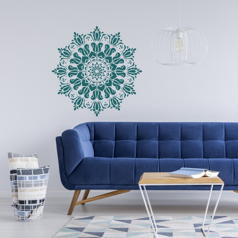 Mandala Wall Stencil - Etsy
