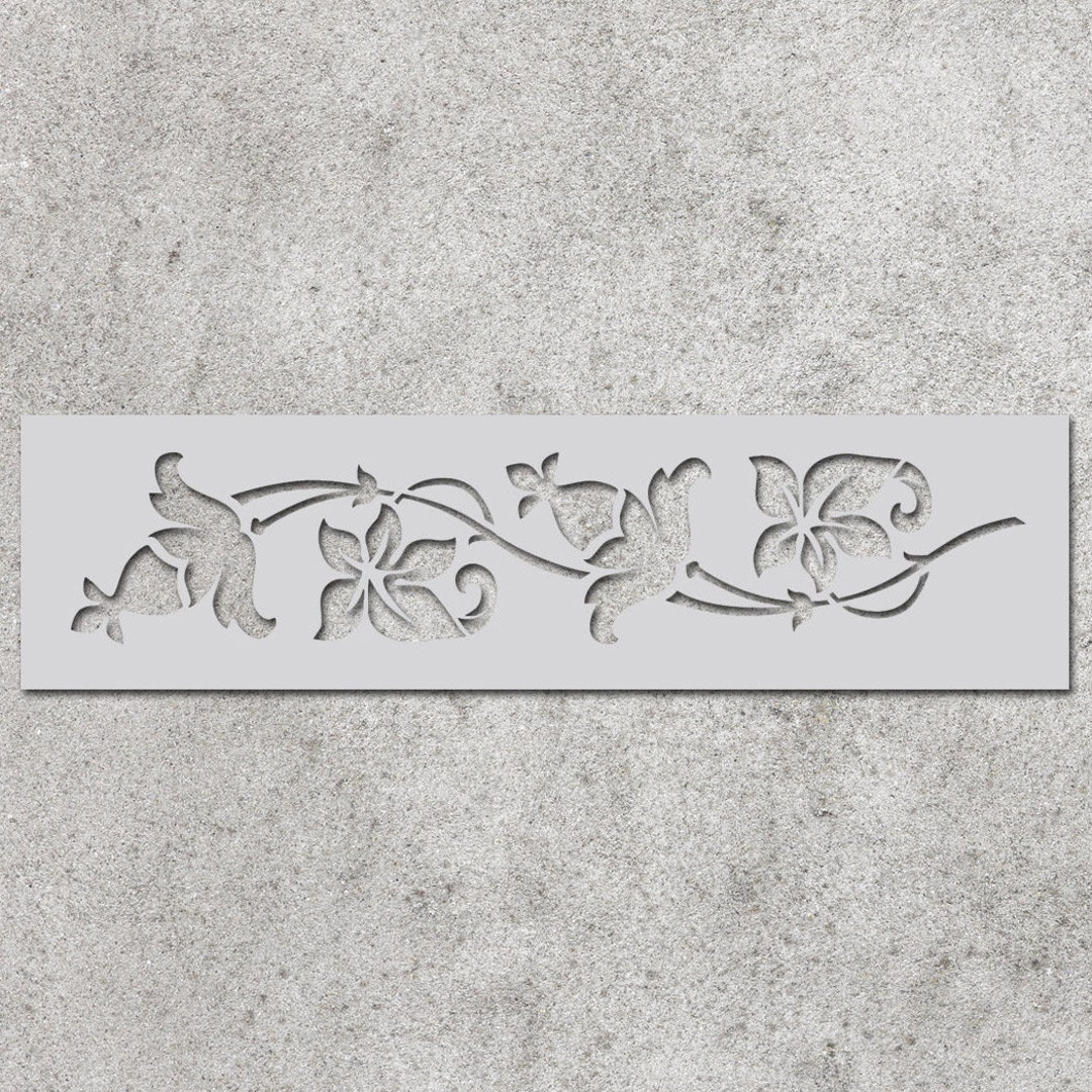 Wall Stencils Border Stencil Pattern Reusable Template for DIY Wall