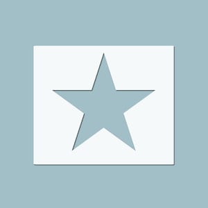 Star Stencil Painting Wall Art Craft Airbrush