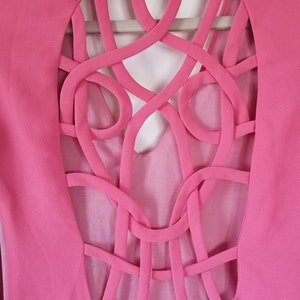 Vintage fushia pink mini dress