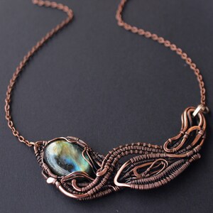 Mrs. Parker Necklace in Labradorite