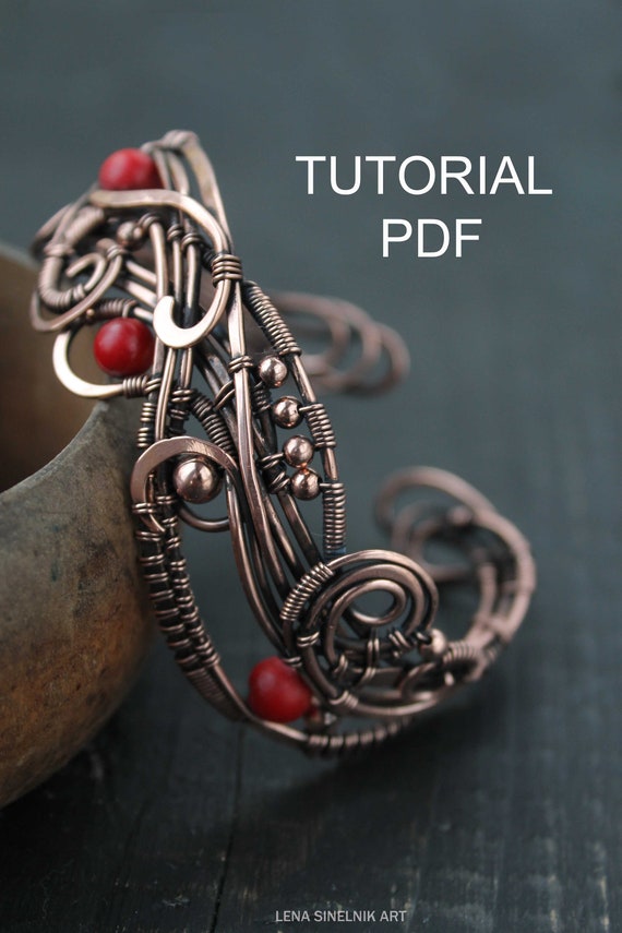 Wire Tutorial Bracelet Wire Weaving Without Soldering Copper Wire Wrapped  Jewelry DIY Craft Step by Step Guide PDF Tutorial - Etsy Denmark