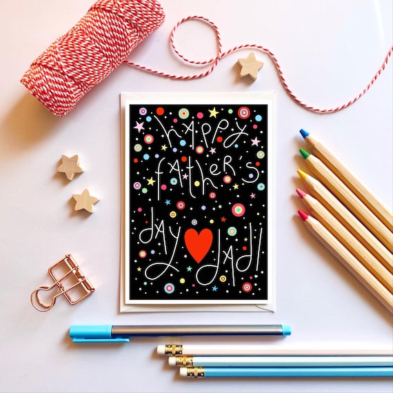 Happy Father’s Day Dad! Father’s Day card, A6 greeting card