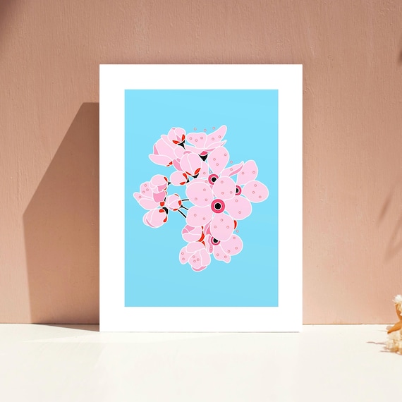 A4 / A5 unframed print, Cherry Blossom