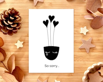 Sorry... A6-wenskaart