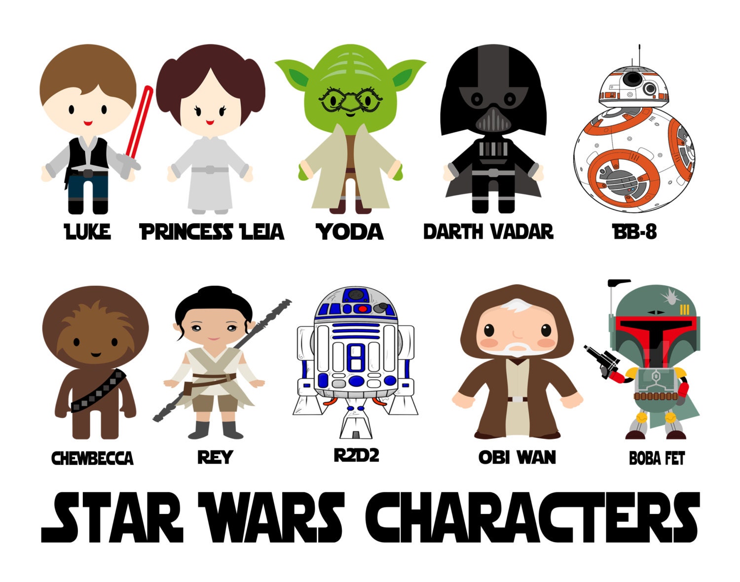 Star Wars Family Gift, Star Wars Print, Star Wars Anniversary Gift - Etsy star-wars-family-gift-star-wars-print-star-wars-anniversary-gift-etsy
