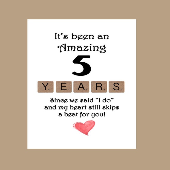 5th Wedding Anniversary Card Fifth Wedding Anniversary Card Etsy 5th Wedding Anniversary Card Fifth Wedding Anniversary Card Etsy