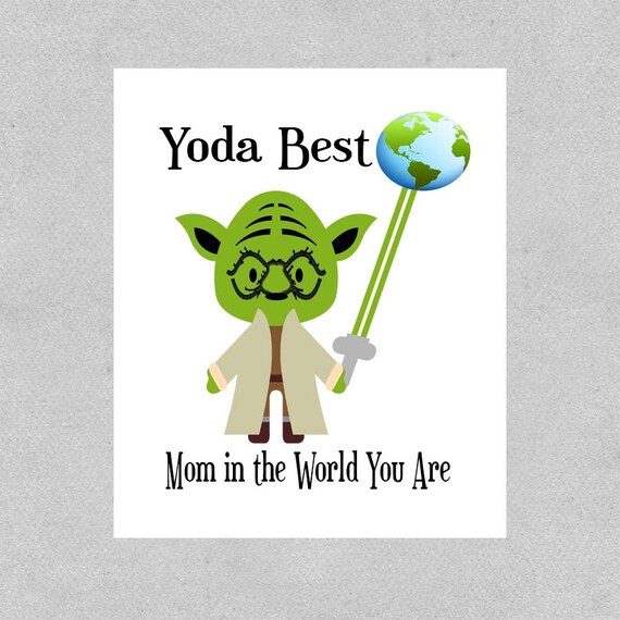 Welp Star Wars moeder verjaardagskaart Card Geek moeder | Etsy QQ-84