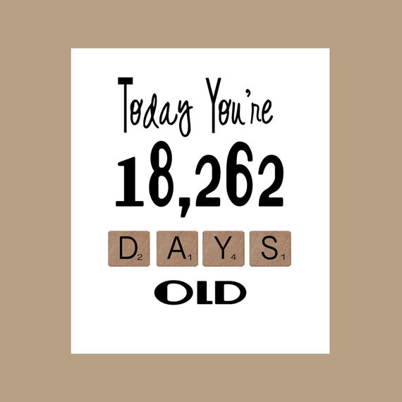 50th Birthday Card, The Big 50, Milestone Birthday, 1974 Birthday Card, Fifty Birthday Card, 50 Birthday Card, 50th Birthday Party Decor