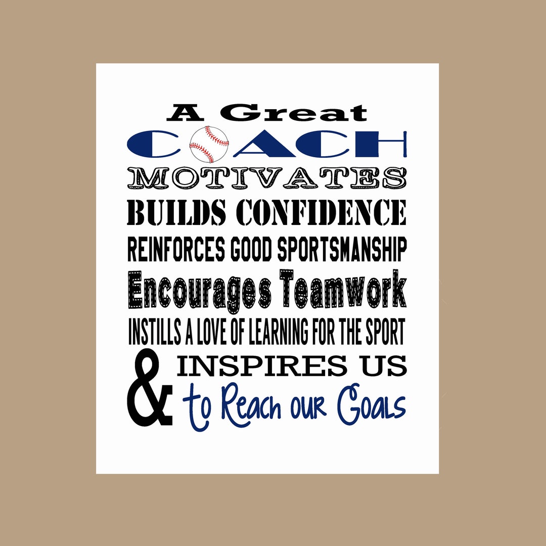 Baseball Coach Appreciation Gift, Baseball Coach Gift, Baseball Coach ...