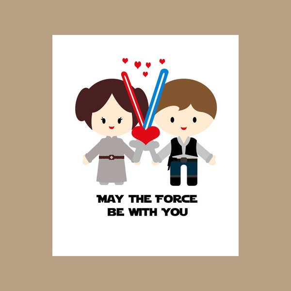 Star Wars Wedding Card, Star Wars Wedding Gift, Geek Wedding Card, Wedding Card for Couple, Nerd Wedding Card, Star Wars Valentine Card