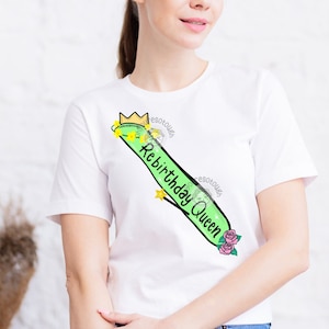 Stem Cell Transplant Shirt - Rebirthday Queen - Rebirthday Shirt - Funny Cancer Shirt - Bone Marrow Transplant Shirt - Stem Cell Survivor