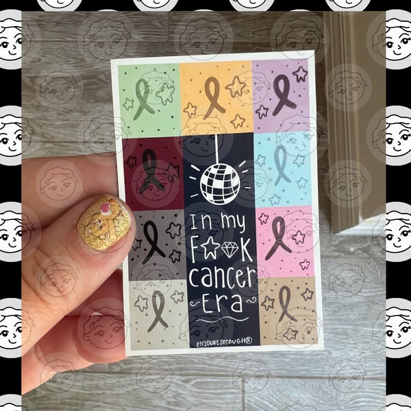 Fuck Cancer Era Magnet - Funny Cancer Magnet - Funny Cancer Gift - Funny Nurse Gift - Cancer Patient Gift - Chemo Gift - Oncology Nurse Gift