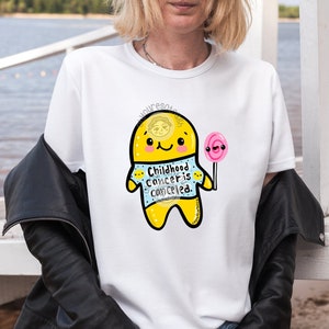 Childhood Cancer Shirt - Funny Cancer Shirt - Pediatric Cancer Shirt - Go Gold for Childhood Cancer - Childhood Cancer Awareness T Shirt