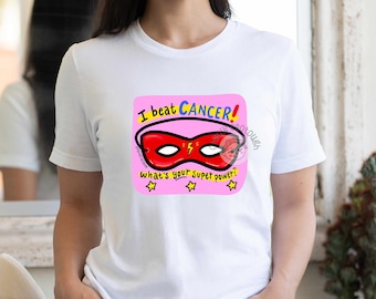 I Beat Cancer Shirt - Funny Cancer Shirt - Cancer Free Shirt - End of Chemo Gift - Chemo Shirt - Cancer Support Gift - Cancer T Shirt