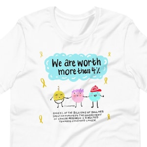 Childhood Cancer Shirt - More than 4 Shirt - More than 4 Childhood Cancer Shirt - Childhood Cancer Awareness - Gold Ribbon Childhood Cancer