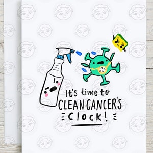 Funny Cancer Card - Cancer Greeting Card - Funny Cancer Gift - Cancer Support - Cancer Fighter - End of Chemo Card - Cancer Survivor Card
