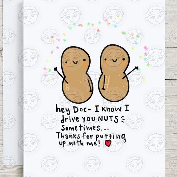 Funny Doctor Card - Doctor Greeting Card - Oncologist Card - Doctor Gift - Doctor Appreciation Card - Funny Doctor Gift - MD Card