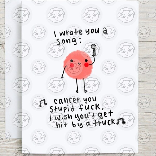 Funny Cancer Card Etsy